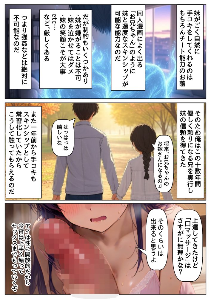 俺は大好きな星●アイ＆斉●ミヤコのお兄ちゃんになる《セリフ有りCG版》〜《馬並み巨根お兄ちゃんに転生》〜【『妹＆幼馴染』大好き商店（byハマダ殿下）】 hitomi無料エロ漫画（同人誌）サンプル画像009