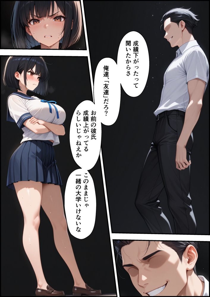 ボクを守るために不良の性奴●になっても絶対に堕ちないカノジョ3【バベル太郎】
