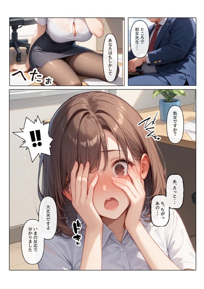 【コミック版】性処理学園〜転勤・処女教師編〜【AOI】 hitomi無料エロ漫画（同人誌）サンプル画像060