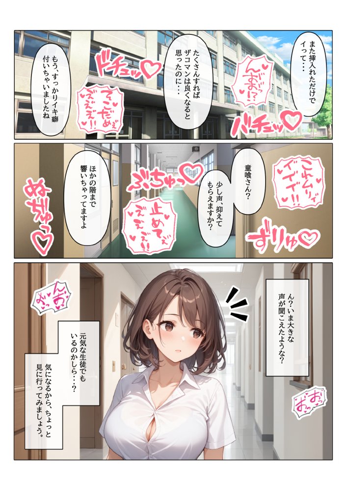 【コミック版】性処理学園〜転勤・処女教師編〜【AOI】 hitomi無料エロ漫画（同人誌）サンプル画像086