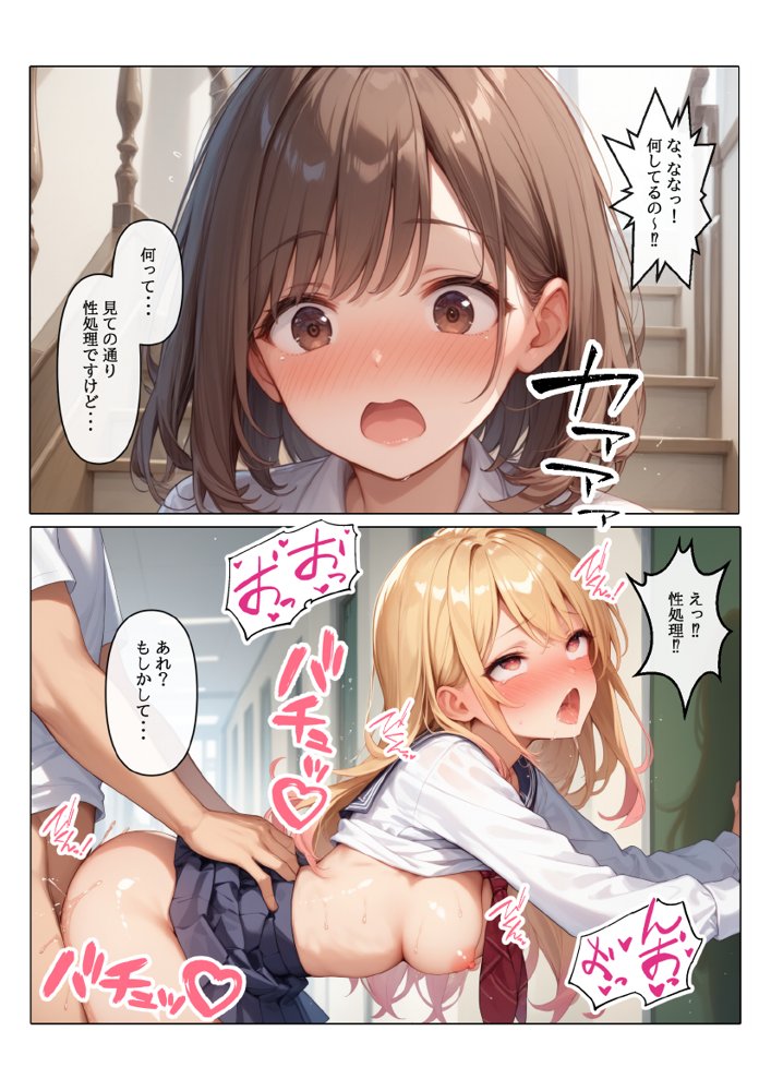 【コミック版】性処理学園〜転勤・処女教師編〜【AOI】 hitomi無料エロ漫画（同人誌）サンプル画像102