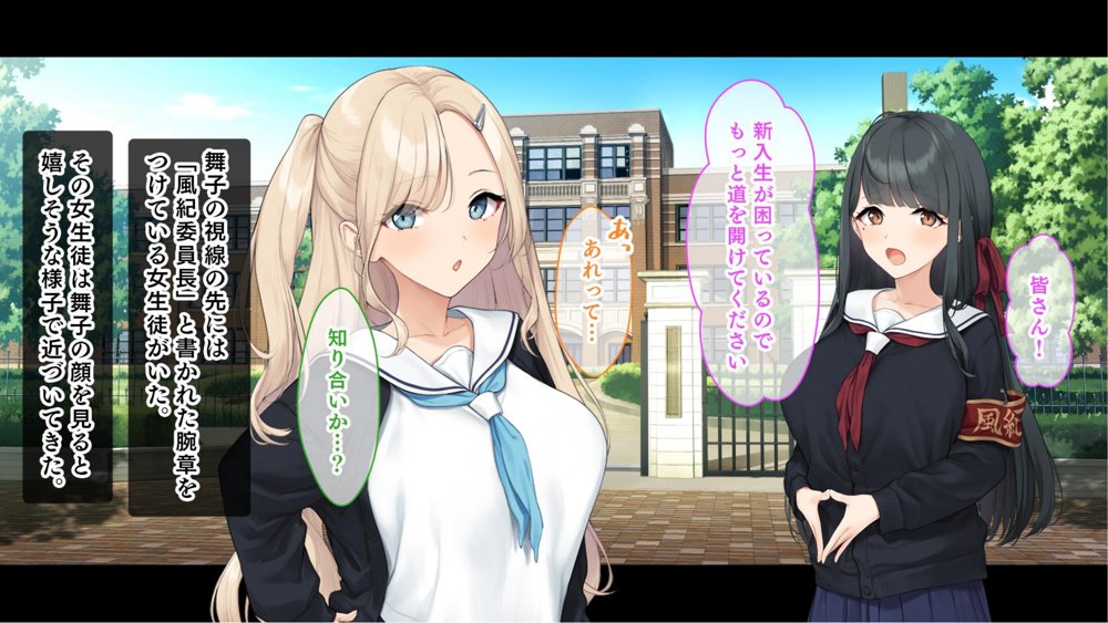 ダブル処女のパンスト学園〜神聖な風紀委員室でパコパコハメる2人のお嬢様たち〜【スタジオ山ロマン】