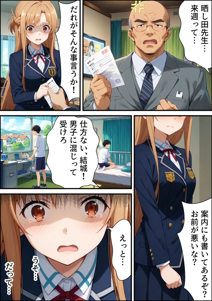 ヤリチン教師の餌食になる発情期ヒロインズ〜閃光のア〇ナ全裸健康診断〜【羞恥露出研究所】 無料エロ漫画（同人誌）サンプル画像027