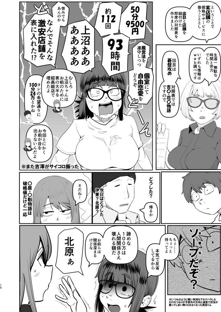 堕〇67パーセント 現役爆乳金欠JD吉澤さんの完全個室型強●自由恋愛（有料）【裏モニン】 hitomi無料エロ漫画（同人誌）サンプル画像010