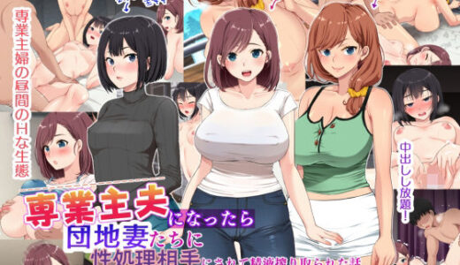専業主夫になったら団地妻たちに性欲処理相手にされて精液搾り取られた話【きれいなお姉さんは好きです会】