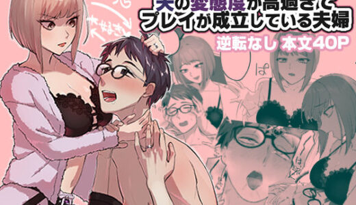 嫁がモラハラするけど夫の変態度が高過ぎてプレイが成立している夫婦【カツ丼うまうま本舗】