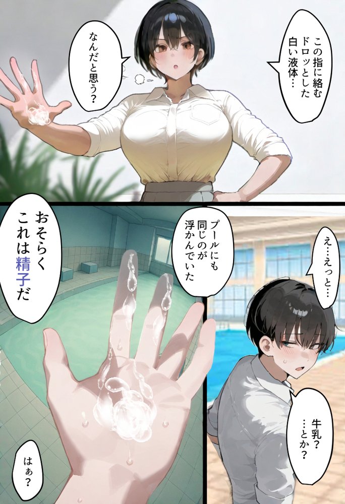 俺の爆乳競泳カノは大会裏で童貞坊主に筆下ろし強要され乳首イキから孕ませSEX漬けにされてた話 【寝取られ精液プール2】【寝取られるタマシギの一滴】 hitomi無料エロ漫画（同人誌）サンプル画像009