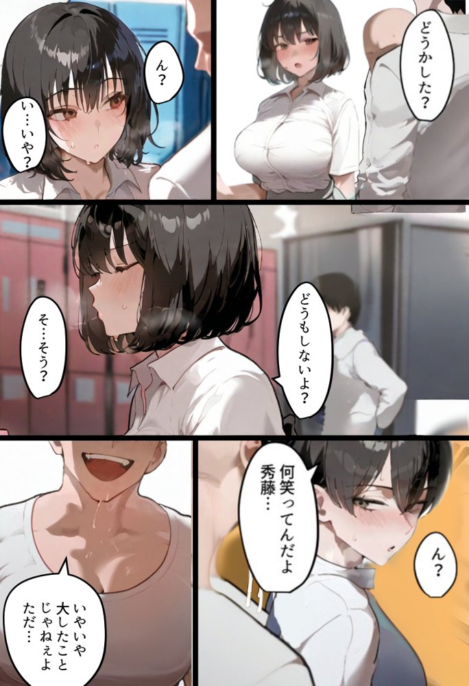 俺の爆乳競泳カノは大会裏で童貞坊主に筆下ろし強要され乳首イキから孕ませSEX漬けにされてた話 【寝取られ精液プール2】【寝取られるタマシギの一滴】 hitomi無料エロ漫画（同人誌）サンプル画像011