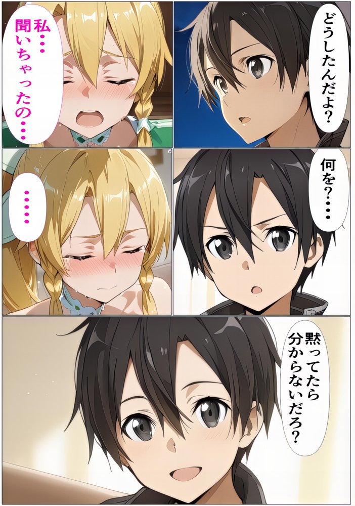 『限定割引』黒の剣士の三角関係2〜禁断の関係〜寝取られたアスナ・欲望が暴走する直葉【東京アキバ同人倶楽部】 hitomi無料エロ漫画（同人誌）サンプル画像006