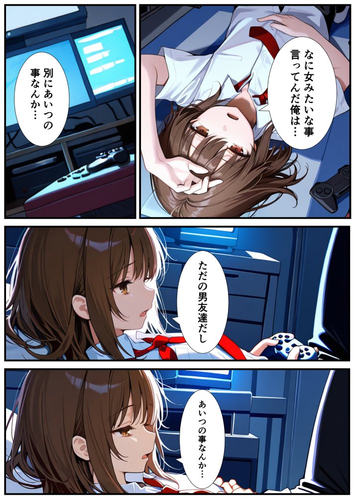 女体化したので大好きだった親友を寝取った話【悪魔ほろほろ】 無料エロ漫画（同人誌）サンプル画像006