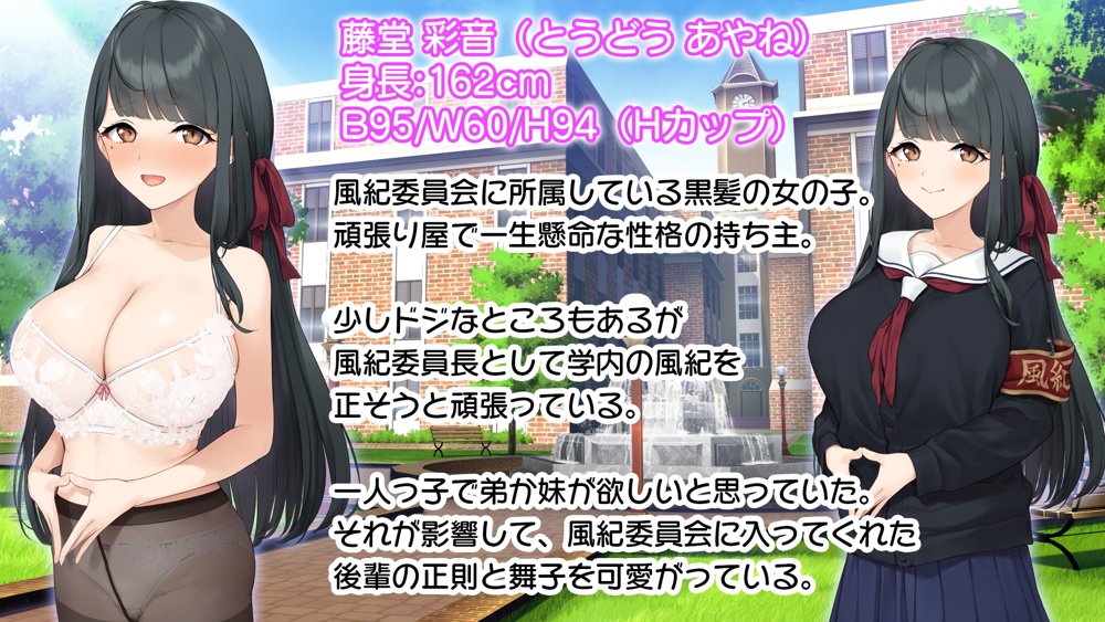 ダブル処女のパンスト学園〜神聖な風紀委員室でパコパコハメる2人のお嬢様たち〜【スタジオ山ロマン】