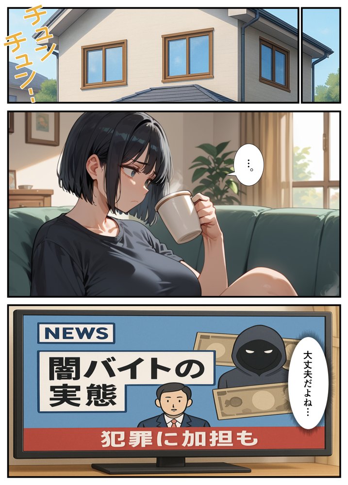 闇バイトでAVに出演したら人生終了した話【ピココミック】 エロ同人誌画像 012