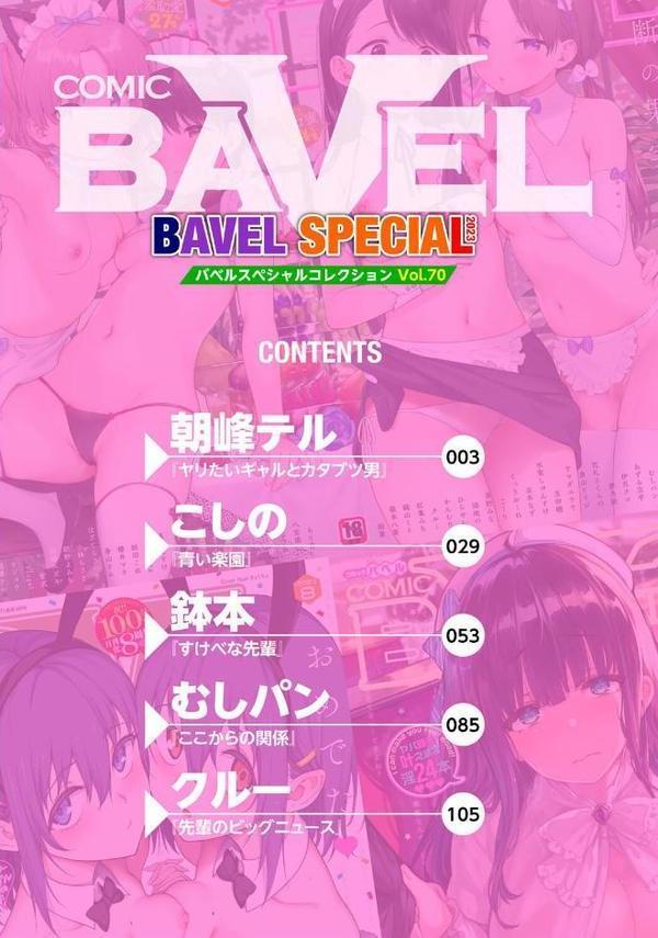 COMIC BAVEL SPECIAL COLLECTION（コミックバベル スペシャルコレクション）VOL70【朝峰テル こしの 鉢本 むしパン コミックバベル編集部 クルー】 エロ画像 002
