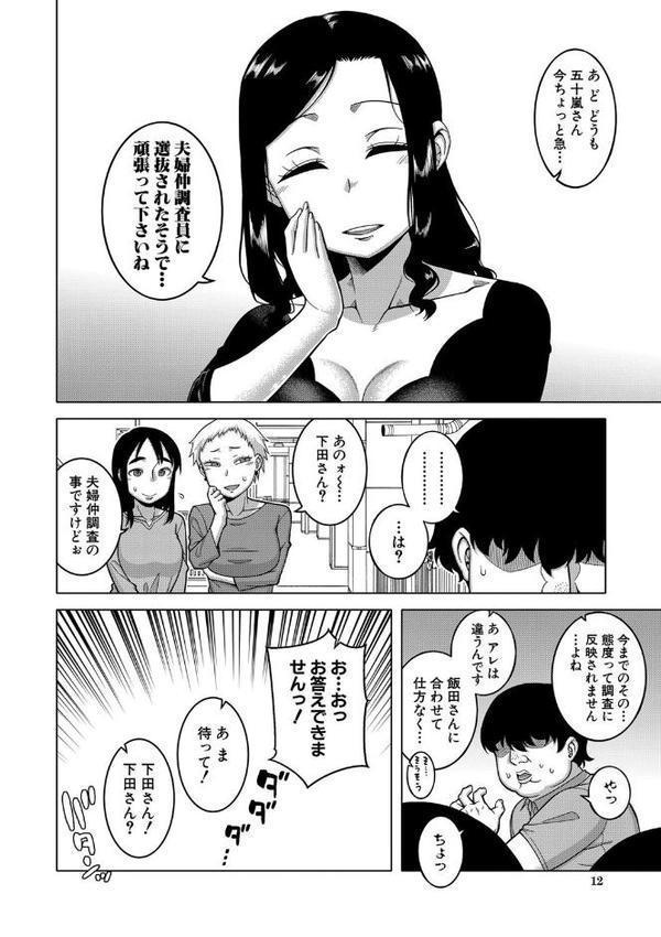 催●夫婦仲調査【1話立ち読み付き】【高津 MUJIN編集部】 無料エロ漫画（同人誌）サンプル画像007