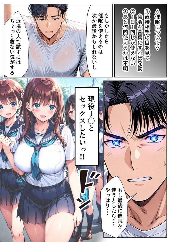 ツンデレ巨乳J◯とわからせ催●SEX【ぱにぱに】