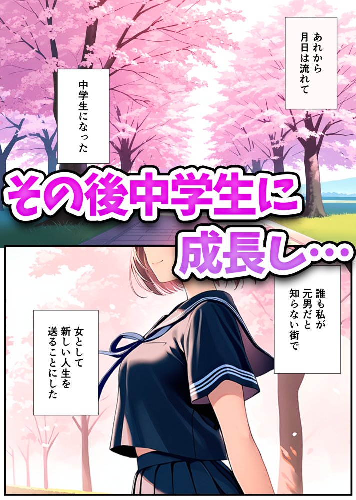 子宮誕生〜女の子になった体でセックスに溺れる学校生活〜【悪魔ほろほろ】 エロ同人誌画像 043