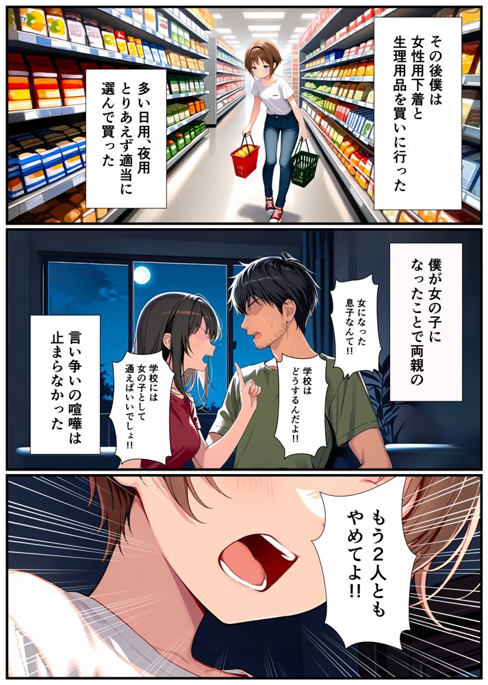 子宮誕生〜女の子になった体でセックスに溺れる学校生活〜【悪魔ほろほろ】 エロ同人誌画像 047