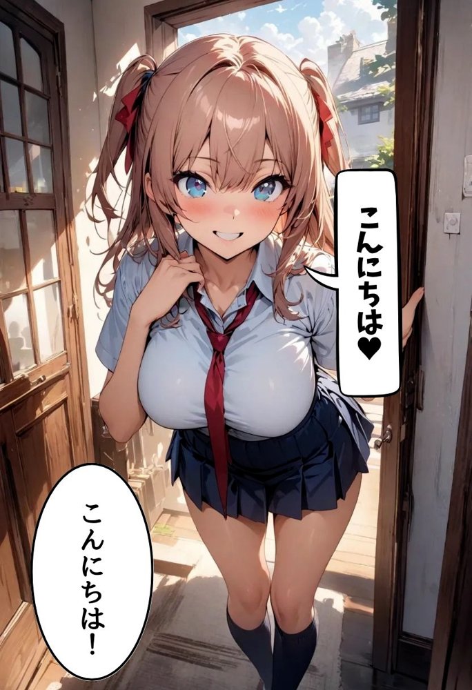 妹の友達の巨乳揉んだ話【にじいろ☆がーるず】