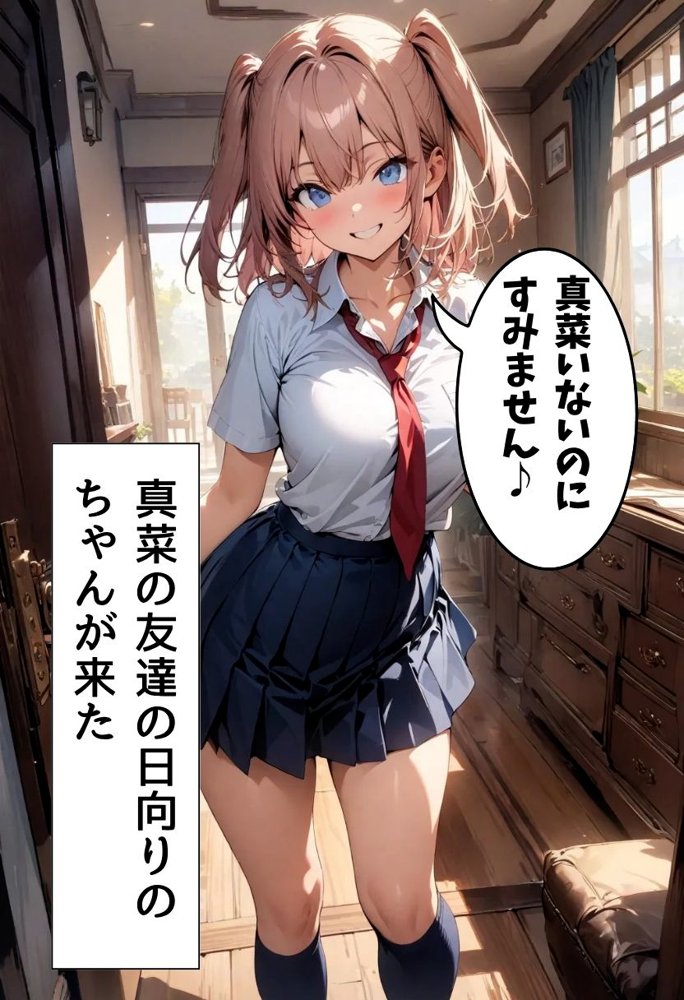 妹の友達の巨乳揉んだ話【にじいろ☆がーるず】