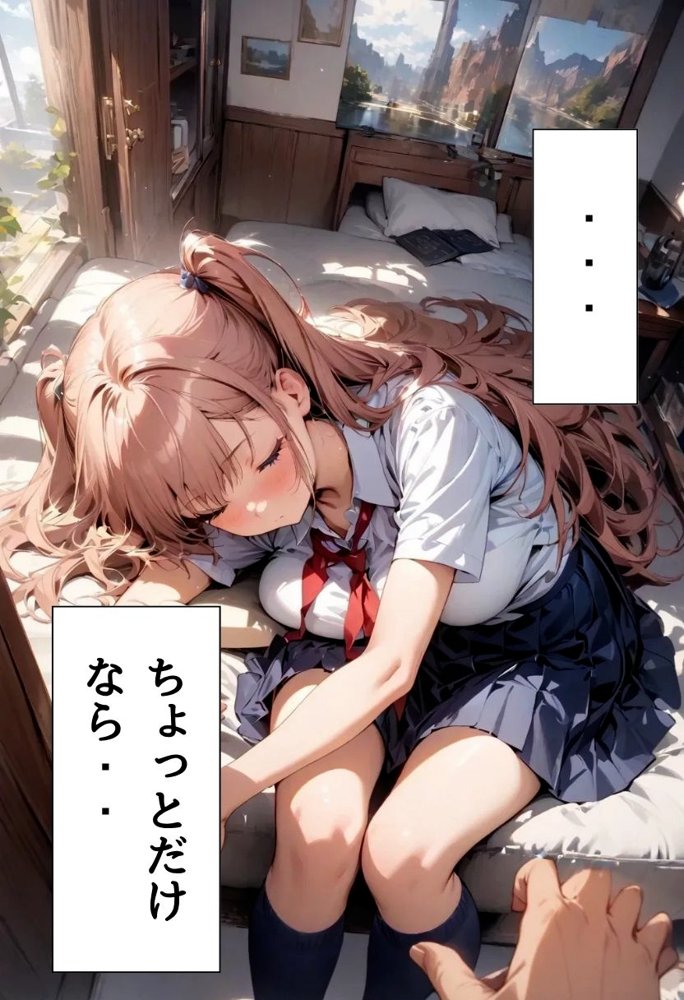 妹の友達の巨乳揉んだ話【にじいろ☆がーるず】