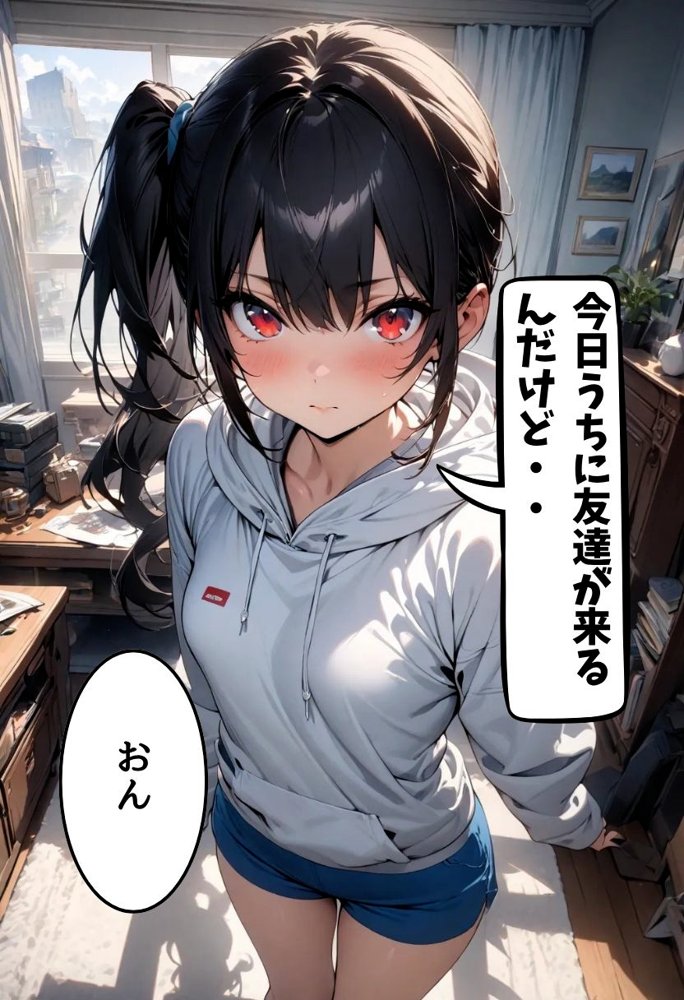 妹の友達の巨乳揉んだ話【にじいろ☆がーるず】