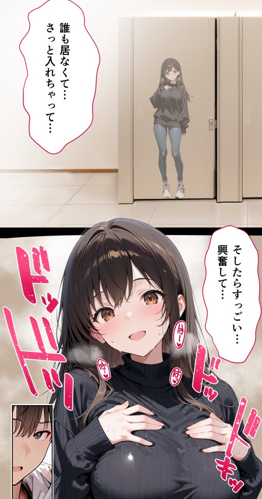 すけべ過ぎてシスターになるの諦めた私…大学の男子便所でオナってたら隣の個室もオナッててててっ…ひぃ思わずのぞいたら目が合って始まる…初恋？【彼女の筆箱】