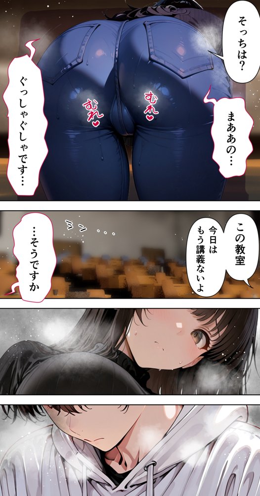 すけべ過ぎてシスターになるの諦めた私…大学の男子便所でオナってたら隣の個室もオナッててててっ…ひぃ思わずのぞいたら目が合って始まる…初恋？【彼女の筆箱】