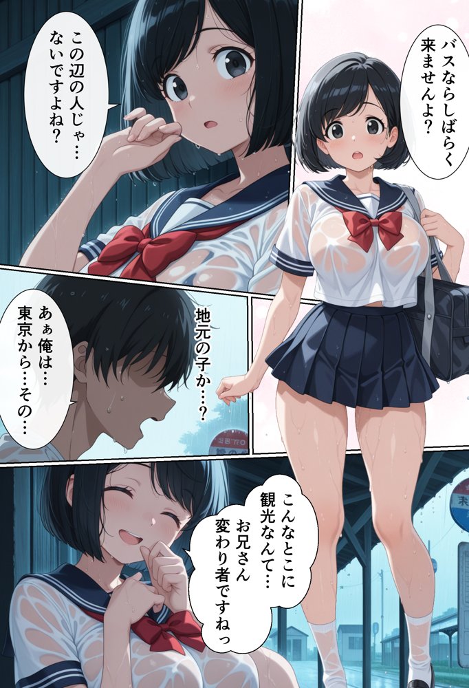 田舎で極上親子丼【御殿の湯】 無料エロ漫画（同人誌）サンプル画像007