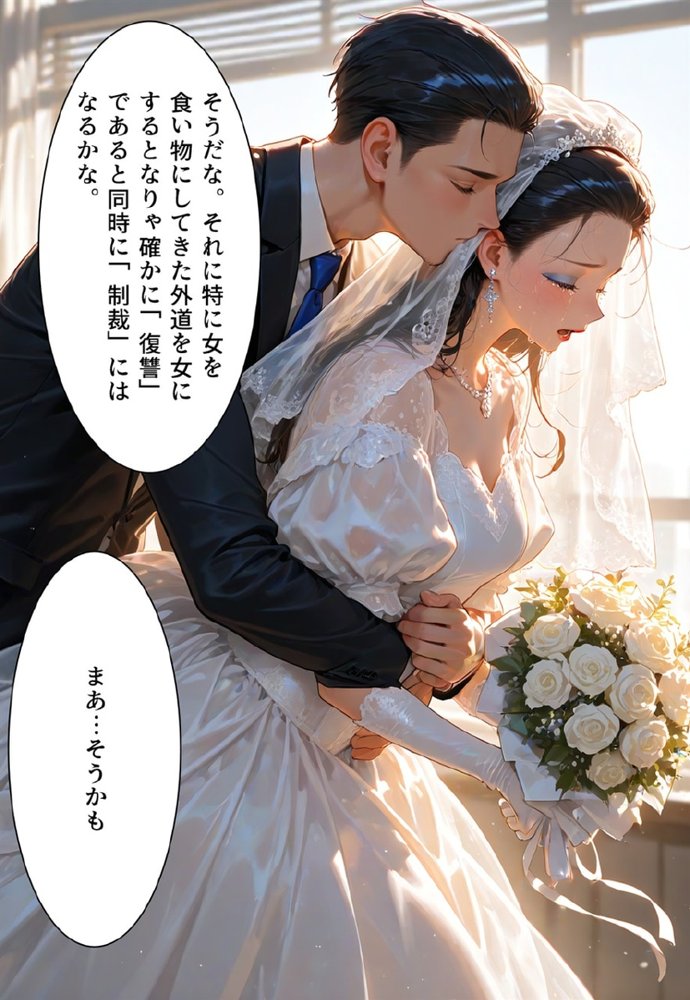 バージン・オフィス 〜職場の男たちが、全員ウェディングドレスの処女になった日〜【真城の秘宝館】 無料エロ漫画（同人誌）サンプル画像109