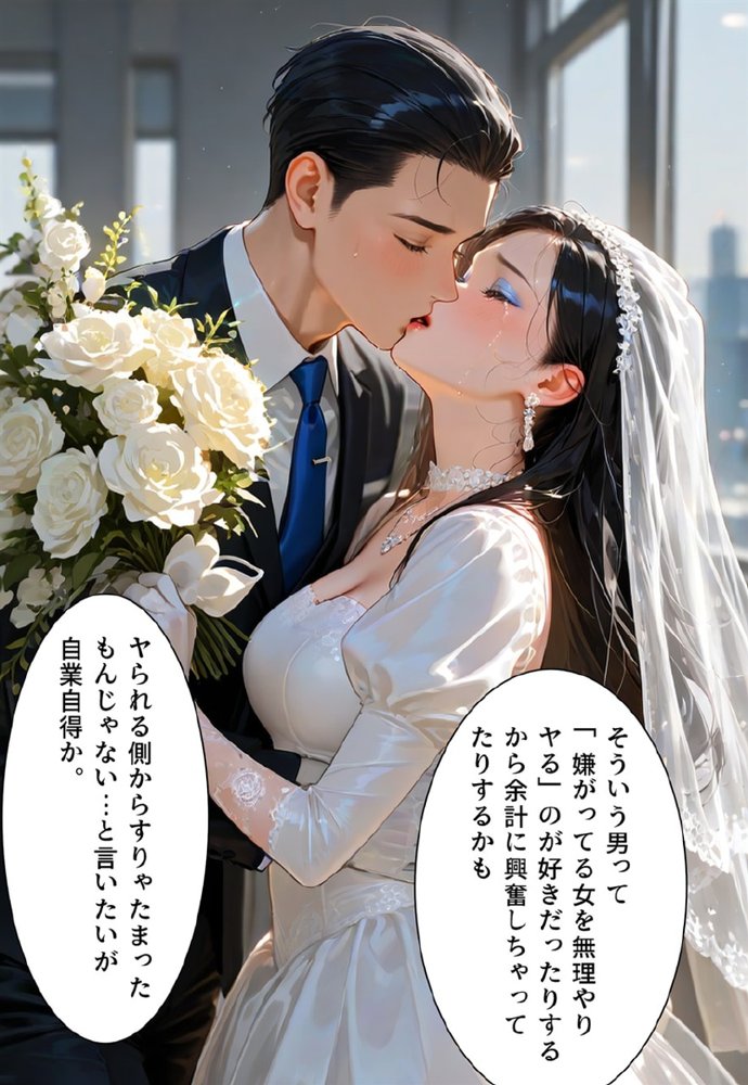 バージン・オフィス 〜職場の男たちが、全員ウェディングドレスの処女になった日〜【真城の秘宝館】 無料エロ漫画（同人誌）サンプル画像111