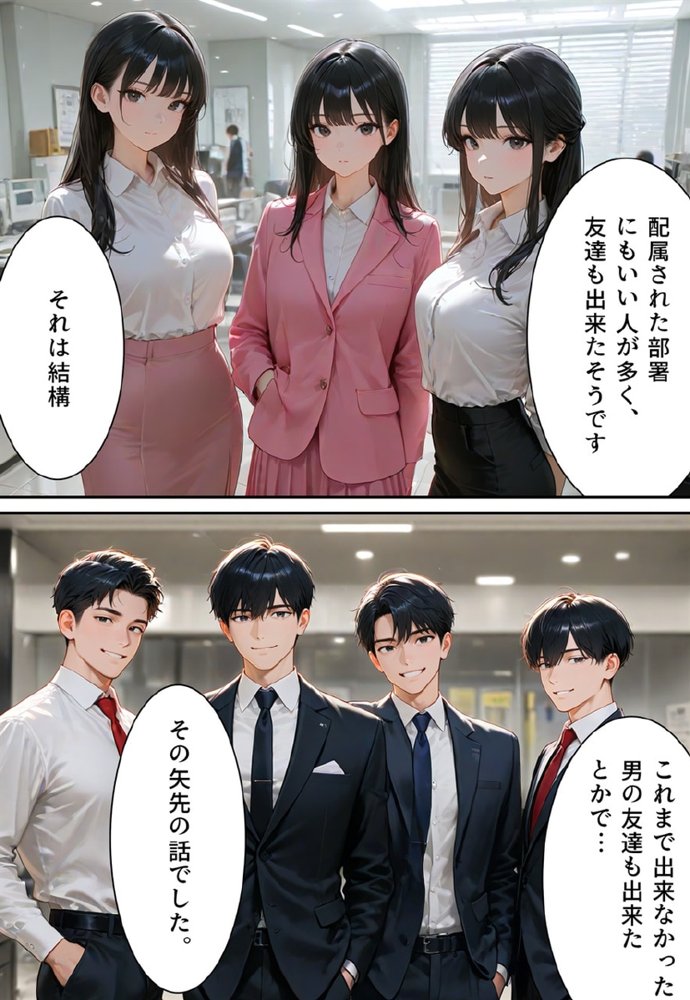 バージン・オフィス 〜職場の男たちが、全員ウェディングドレスの処女になった日〜【真城の秘宝館】 無料エロ漫画（同人誌）サンプル画像016