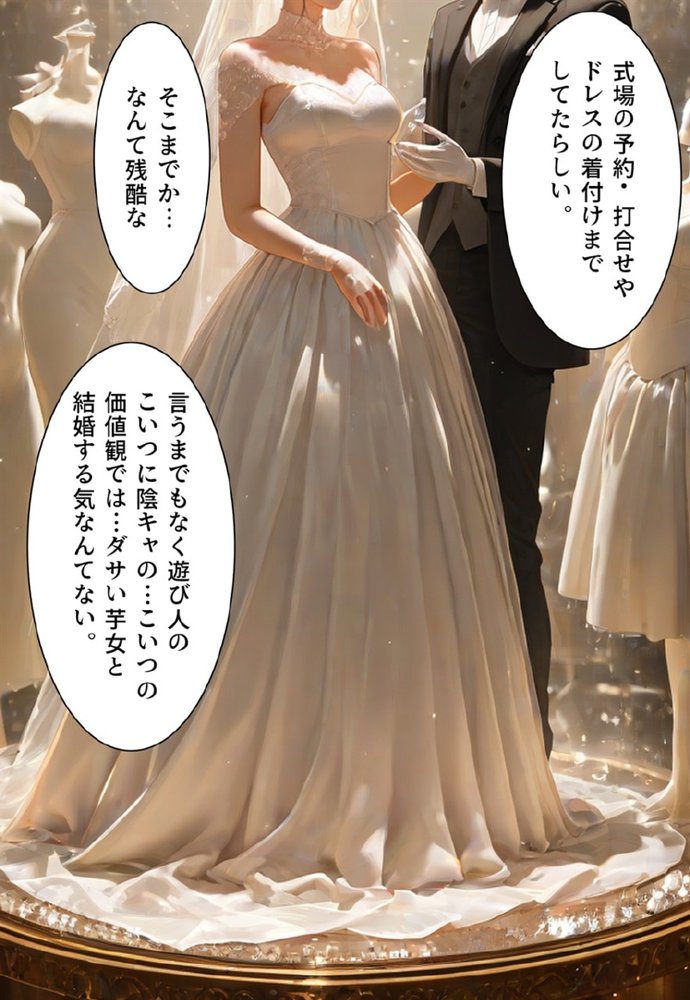 バージン・オフィス 〜職場の男たちが、全員ウェディングドレスの処女になった日〜【真城の秘宝館】 無料エロ漫画（同人誌）サンプル画像030