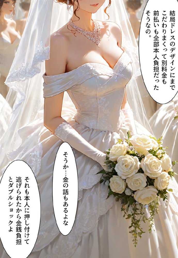 バージン・オフィス 〜職場の男たちが、全員ウェディングドレスの処女になった日〜【真城の秘宝館】 無料エロ漫画（同人誌）サンプル画像042