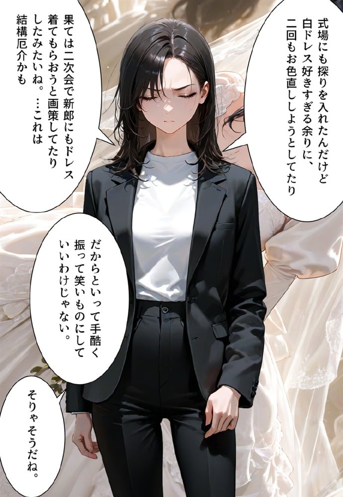 バージン・オフィス 〜職場の男たちが、全員ウェディングドレスの処女になった日〜【真城の秘宝館】 無料エロ漫画（同人誌）サンプル画像043