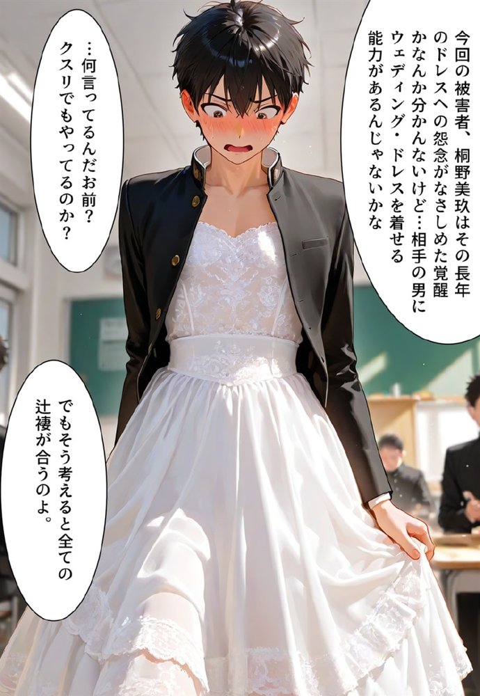 バージン・オフィス 〜職場の男たちが、全員ウェディングドレスの処女になった日〜【真城の秘宝館】 無料エロ漫画（同人誌）サンプル画像058