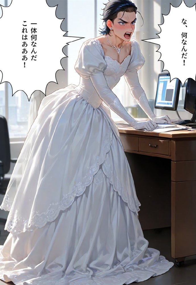 バージン・オフィス 〜職場の男たちが、全員ウェディングドレスの処女になった日〜【真城の秘宝館】 無料エロ漫画（同人誌）サンプル画像072