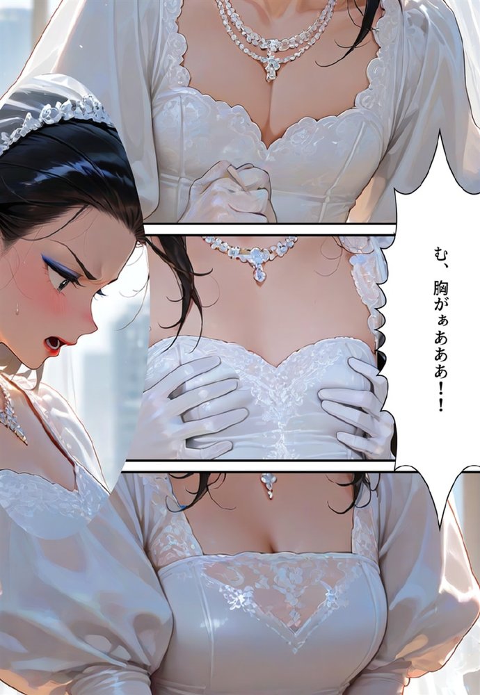 バージン・オフィス 〜職場の男たちが、全員ウェディングドレスの処女になった日〜【真城の秘宝館】 無料エロ漫画（同人誌）サンプル画像082