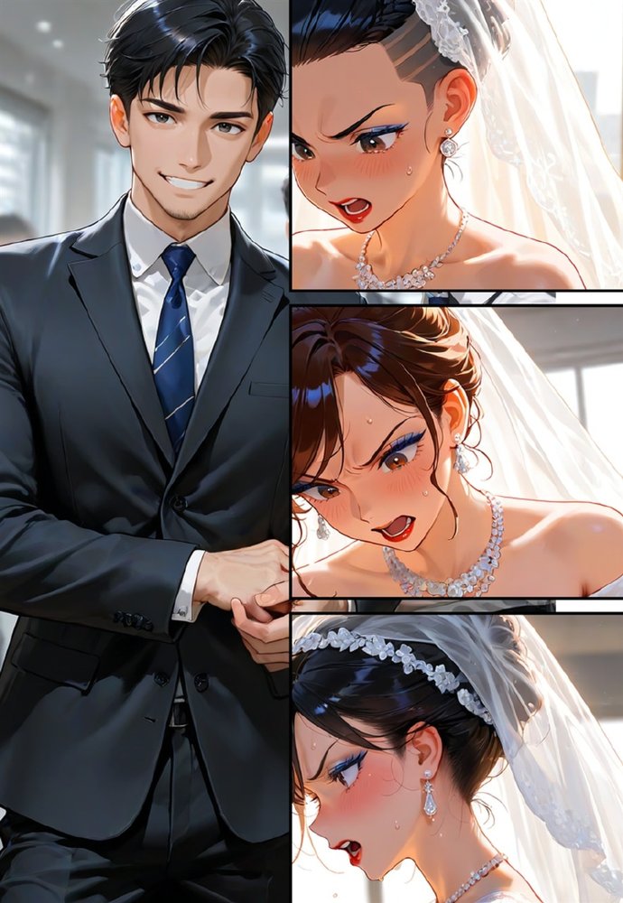 バージン・オフィス 〜職場の男たちが、全員ウェディングドレスの処女になった日〜【真城の秘宝館】 無料エロ漫画（同人誌）サンプル画像093
