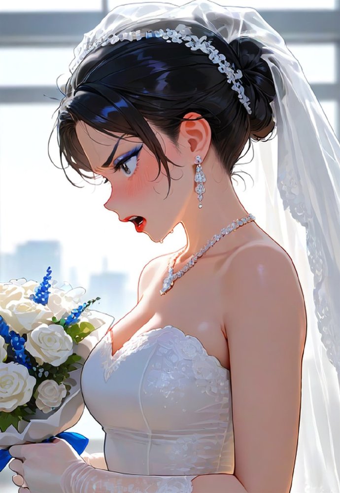 バージン・オフィス 〜職場の男たちが、全員ウェディングドレスの処女になった日〜【真城の秘宝館】 無料エロ漫画（同人誌）サンプル画像094