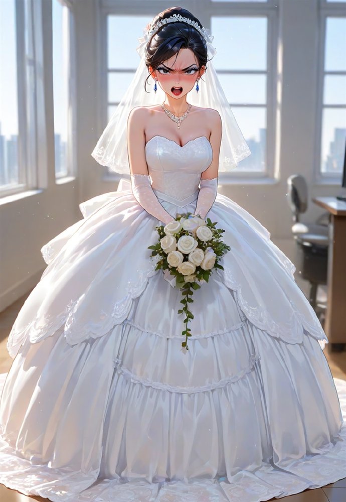 バージン・オフィス 〜職場の男たちが、全員ウェディングドレスの処女になった日〜【真城の秘宝館】 無料エロ漫画（同人誌）サンプル画像095
