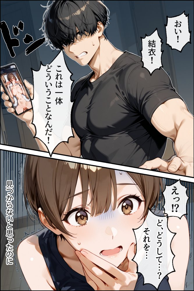 知らぬ間に同人AVに出演していた妻に、上書きセックスしてわからせた話【性欲解放戦線】 無料エロ漫画（同人誌）サンプル画像046