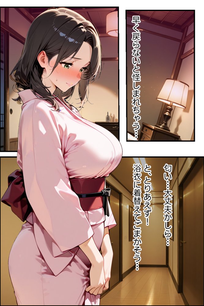 温泉旅館で妻をマッサージ師に寝取らせた話 人妻が肉欲に溺れた夜【性欲解放戦線】 hitomi無料エロ漫画（同人誌）サンプル画像038