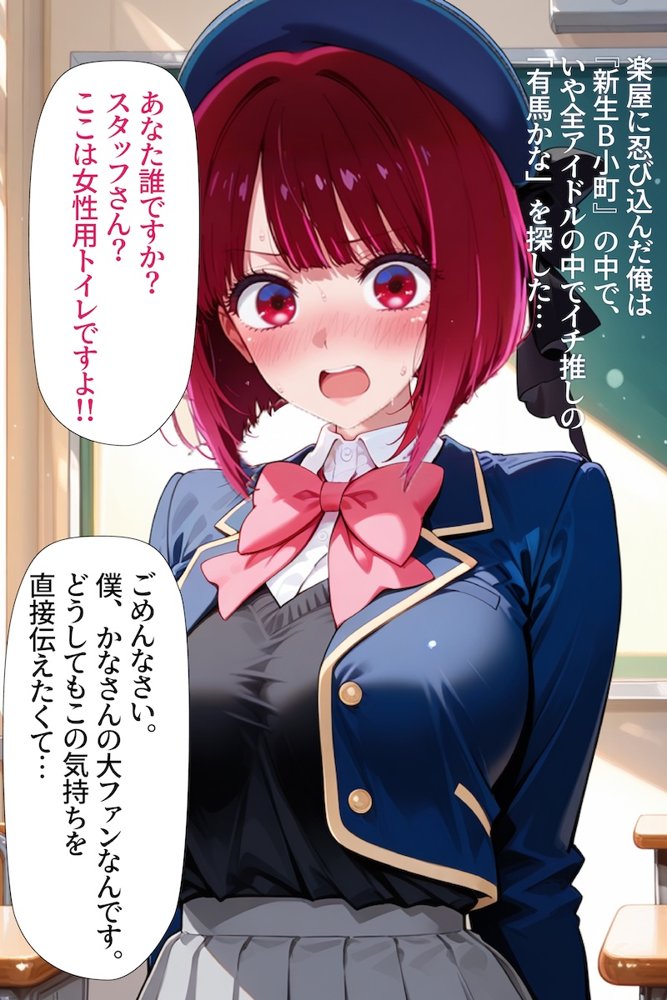 催〇アプリ開発されたカラダ抗えない快楽ボテ腹追加ver-有馬かな＆黒川あかね編-【海浜セーター】 hitomi無料エロ漫画（同人誌）サンプル画像002