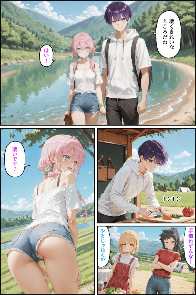 可愛いだけにされちゃう式守さん3（川遊びの日の式守さん）【NTR Paradox】 hitomi無料エロ漫画（同人誌）サンプル画像006