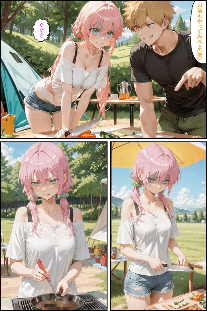 可愛いだけにされちゃう式守さん3（川遊びの日の式守さん）【NTR Paradox】 hitomi無料エロ漫画（同人誌）サンプル画像007