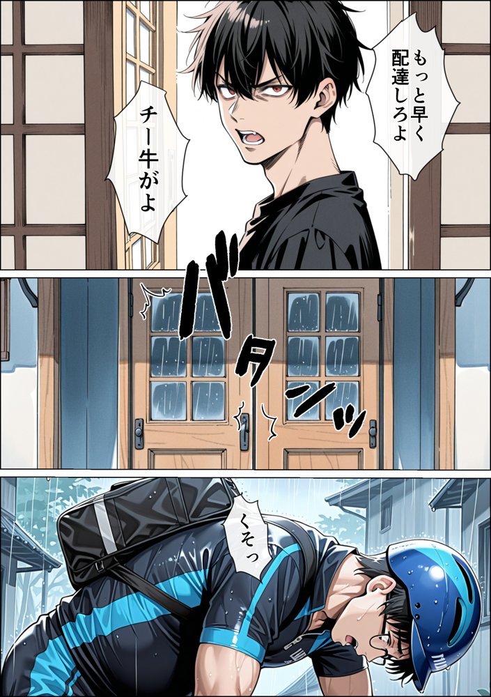 Ub●rの配達先で推しコンカフェ嬢が彼氏とヤってた話【ピココミック】