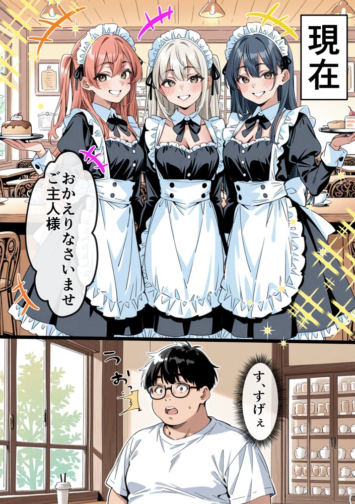 Ub●rの配達先で推しコンカフェ嬢が彼氏とヤってた話【ピココミック】