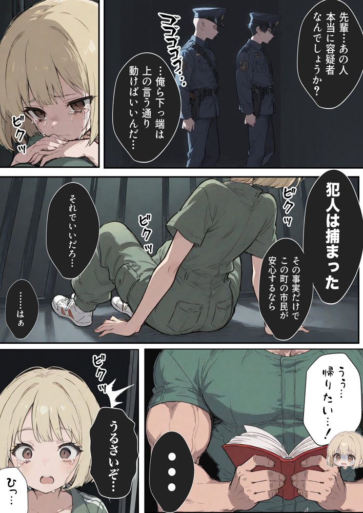 男性刑務所肉便器女 男として誤認逮捕されたOLの末路【世田パイ】 hitomi無料エロ漫画（同人誌）サンプル画像023