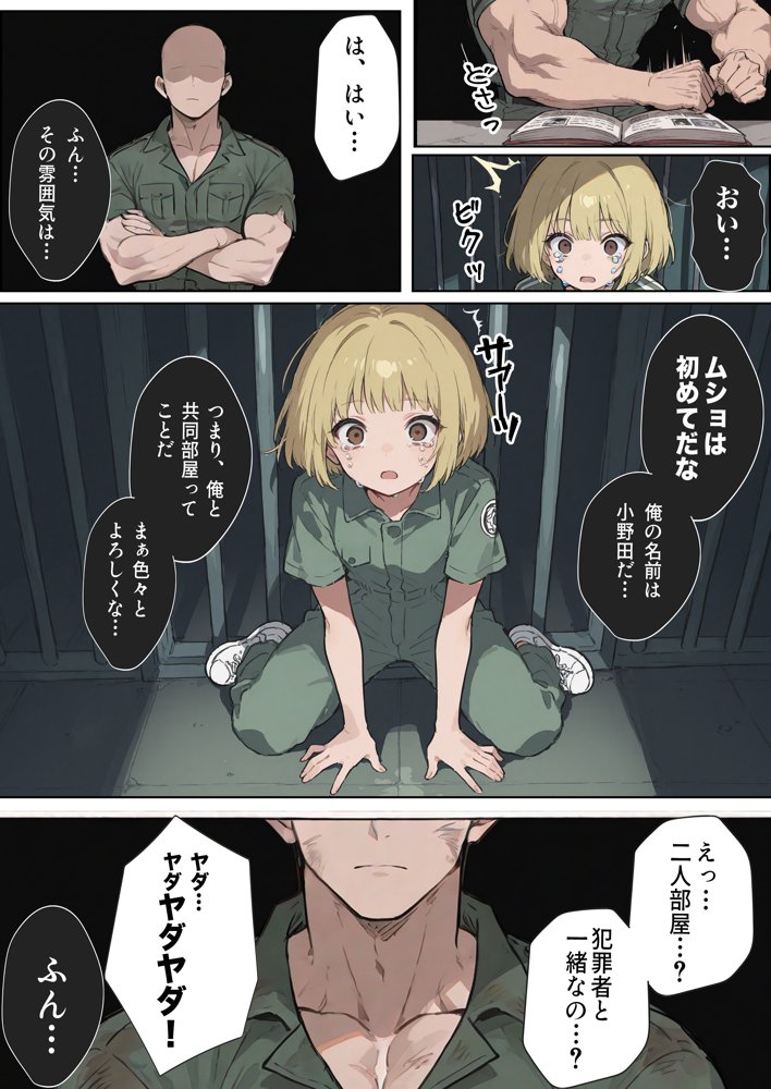 男性刑務所肉便器女 男として誤認逮捕されたOLの末路【世田パイ】 hitomi無料エロ漫画（同人誌）サンプル画像024