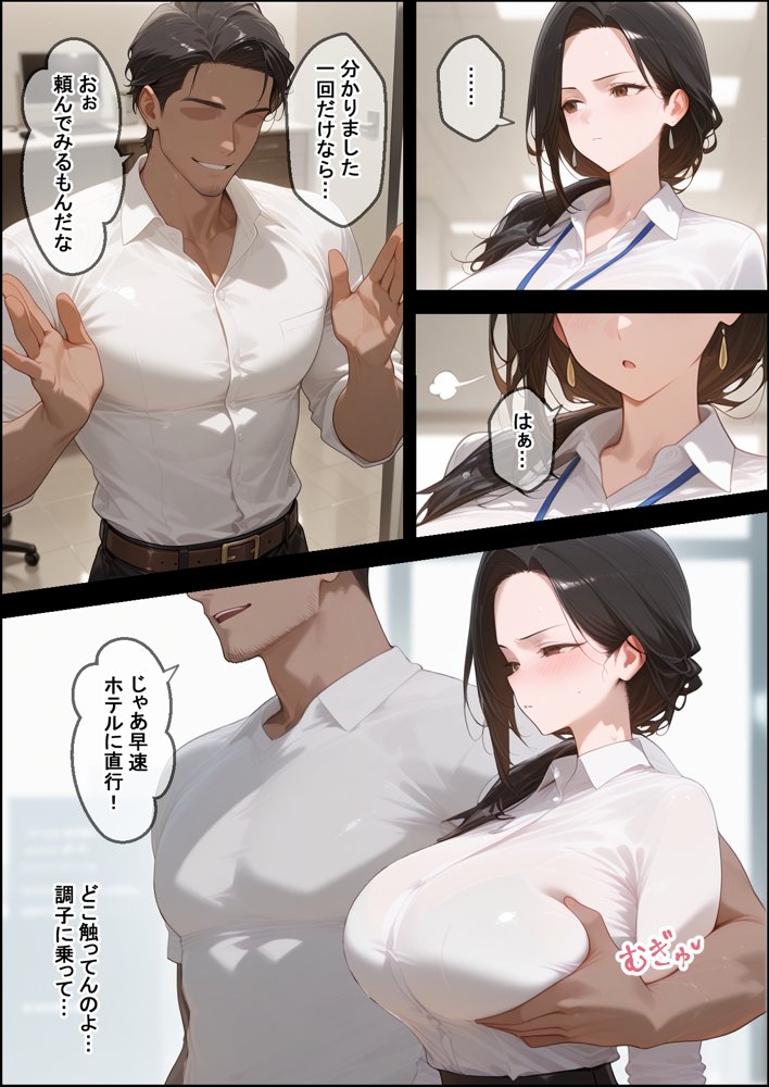 セックスレスの色気ムンムン巨乳人妻を上司の俺がNTRする話【エロスケベー】